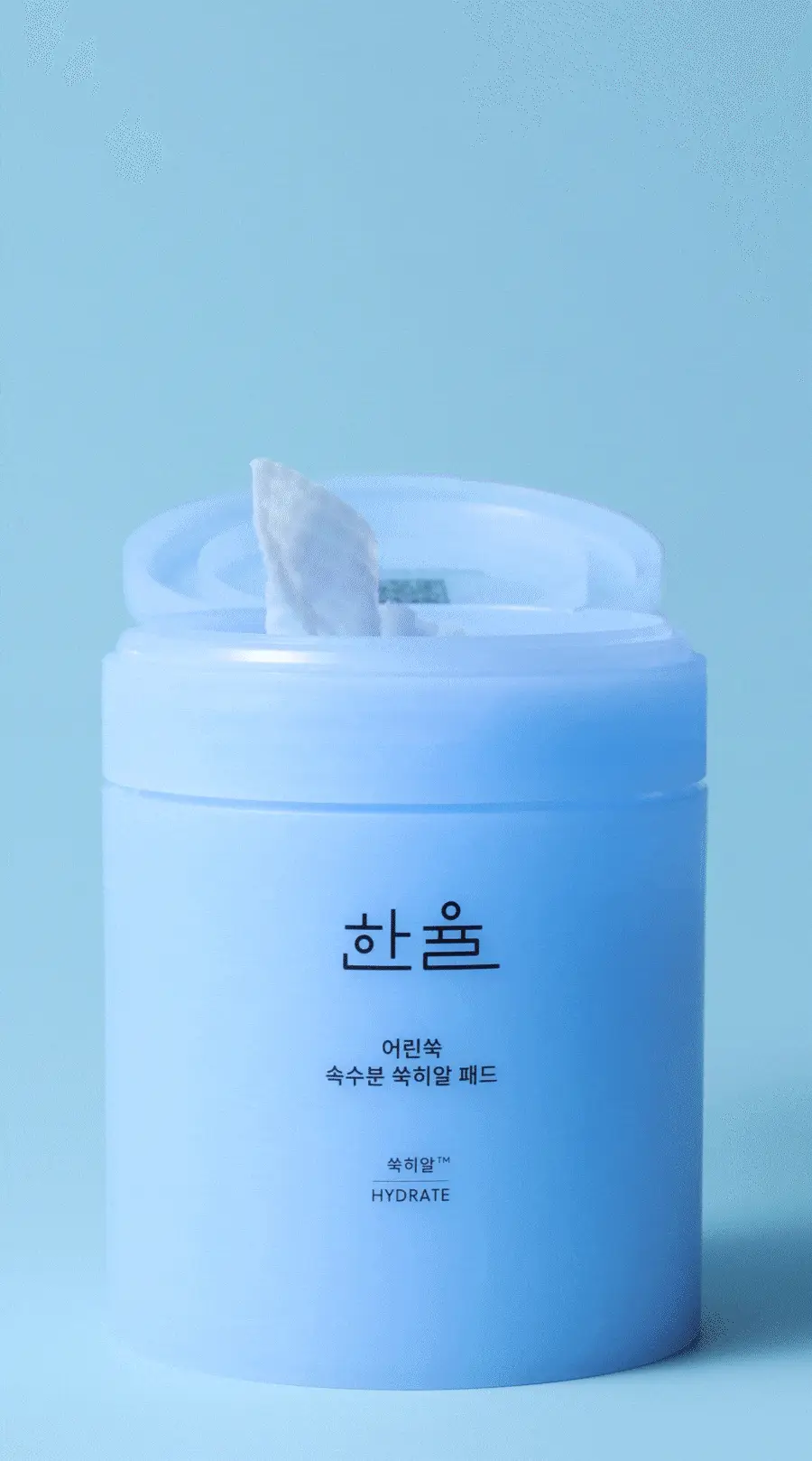 [뽑아쓰는 두루마리 패드] 한율 어린쑥 속수분 쑥히알 패드 60매 기획 (+10매) 상세페이지 9